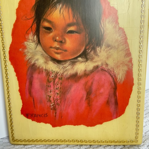 Vintage Dorothy Francis - EKALUK of Victoria Island - c. 1960s Print - Folk Art - Picture 4 of 16